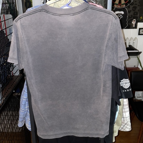 Volcom Mens T shirt Small Light Blue box volcom logo on front  color: charcoal - Picture 3 of 3